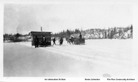 Moving a Shack Over The Ice, (C 1929)