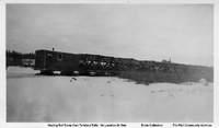 Hauling Dump Cars To Island Falls (C 1929)