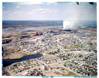Aerial View Of Flin Flon No Date