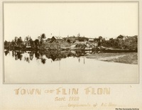 Town Of Flin Flon Sept 1928 ' Compliments of A.C. Horne'