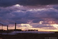 Sunset Over The HBM&S Plant (Old Stacks)