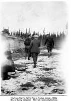 Trip From The Pas To Flin Flon By Tracked Vehicle 1930's (May be C 1927/28)