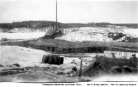 'Po)wer House and Cord Wood Piles by No. 2 Shaft Area 