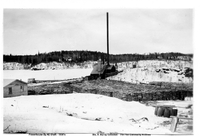 Powerhouse and Cordwood Piles Near No. 2 Shaft Area (Likely 1928/29)