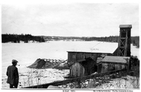 No. 2 Shaft On Flin Flon Lake (Likely 1928/29)