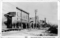 Flin Flon Main Street 1931 Postcard