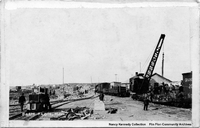Browning Crace At Mile 86 Freight Yards 1931 Postcard