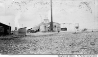 Old Power House and Concrete Plant in Background (C 1930) Postcard