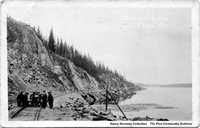 Rail Line To Flin Flon (C 1930) Postcard