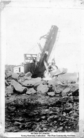 one of the HBMS 4160 series Marion shovels Postcard