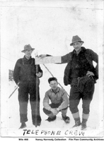 "Telephone Crew" Mile 466 Hudson Bay Railway (C 1930)