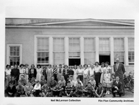 Pupils, Neil McLennan in Back Row Likely Willowvale School