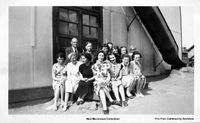 Back Row: Neil McLennan, Ivan Hamilton and Teachers(May be Willowvale School)