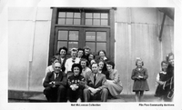 Main School 1936 Front Row - Neil McLennan, ? , Ivan Hamilton