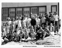 Neil McLennan Center Rear School Pupils No Location No Date Possibly Ross Lake School