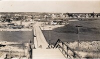 Early1940s walkway and bridge to Ross Lake Island