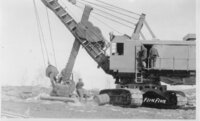 HBMS Construction Period Crane postcard