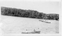 Phantom Lake Diving Platform Early 1930's. Maybe 1935 