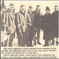 Flin Flon's Highschool Curlers 