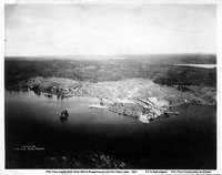 Flin Flon Aerial With Pilot Mill and Powerhouse On Flin Flon Lake - 1927