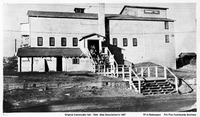The Original Community Hall- 1944 (Was demolished and replaced with new hall 1957)