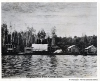 Original Flin Flon Camp on Shore of Flin Flon Lake - 1916