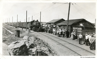 Train Arriving at Old Mile 86 Station Circa 1930