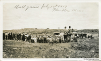 Ball Game July 1st 1927 Flin Flon Man.