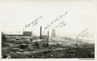 Drill Sharpening Shop, Heating Plant (Power House) No. 1 Shaft (400 ft) No 2 Shaft (400 ft)