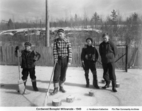 Cord Wood Bonspiel 1949 Willowvale Area