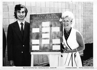 Mayor Ed Yauck & Sue Taylor- Opening The Aqua Centre- June 28 1975