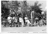 L-R , Sid Banting, Bruce Keddie, ??, Bud Jobin, ??, ??, - Phantom Lake - No Date