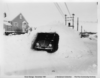Snow Garage - November 1961