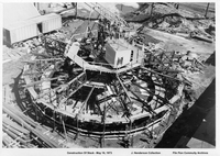 Construction of HBM&S High Stack May 16, 1973