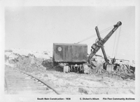 South Main construction - 1936