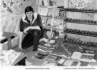 Steward Lloyd and his hockey collection