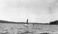 Boat on lake