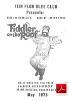 1973 Fidler On The Roof Program and Notes