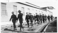 Mounties" arrive to police the strike 1934 Flin Flon