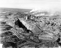 Flin Flon Aerial View Open Pit