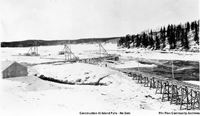 Island Falls construction