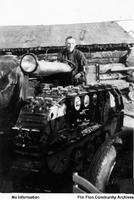 Tractor Outside Early Camp