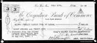 Bank of Commerce Cheque