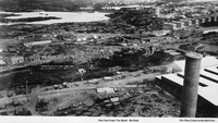 Aerial View of Flin Flon circa 1930