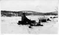 Lunch time on a winter freight swing 