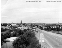 No. 10 Highway into town