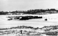 Sports on Outdoor Rink On Flin Flon Lake