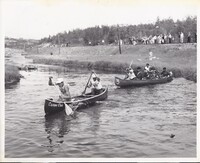 Paddlers on Ross Lake Creek