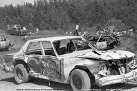 Demo derby at Pineroot Raceway