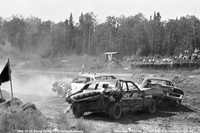 Demo derby at Pineroot Raceway